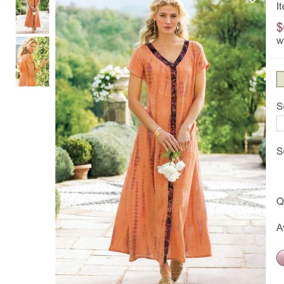 Soft Surroundings Dresses & Skirts - Soft Surroundings Tie Dye Button Down Maxi Dress